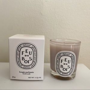 Diptyque feu de bois / wood fire mini candle